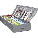 Amazon Com Wrapping Paper Storage Container Fits Up To 27 Rolls 1 3 8 Diam Underbed Gift Wrap Organizer Bags Wrapping Paper Rolls Ribbon And Bows Under Bed Durable Material 600d