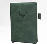 Earning Power A5 Ruled Notebook Journal Hardcover 360 Pages Green view 2