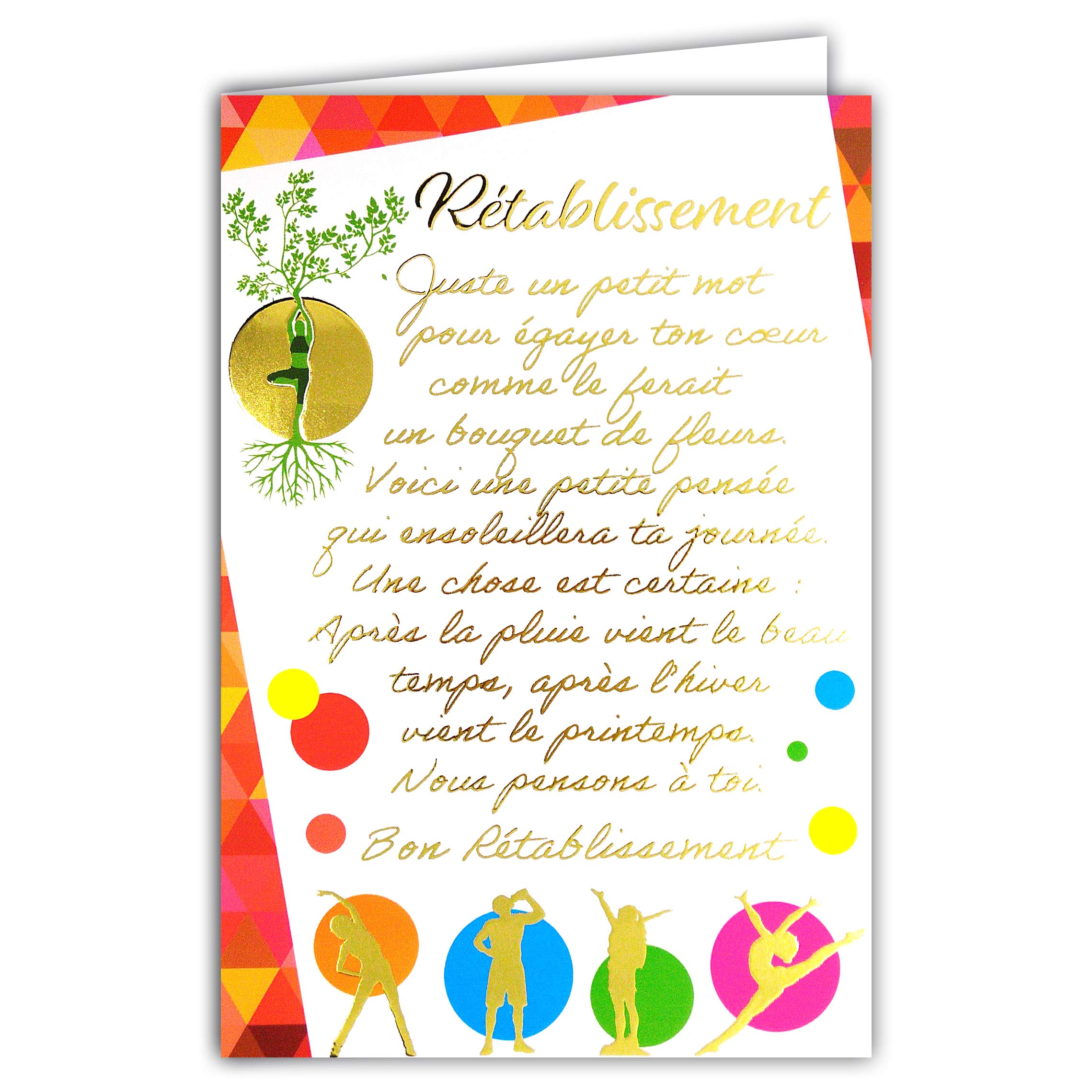 Afie 69-3060 Retractable Card with Large Text That Glitter; Comes with Envelope; Closed Card Size 11.5 x 17 cm; Made in France