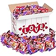 Valentine's Day Chocolate Mix, 7lb Pack of Valentine Candy Bulk Individually Wrapped, Ideal Valentine Candy Assortment for All Ages, Perfect Valentines Day Chocolate Gifts for Loved Ones