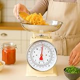 Innoteck Mechanical Kitchen Scale with Bowl 5kg Cream view 5