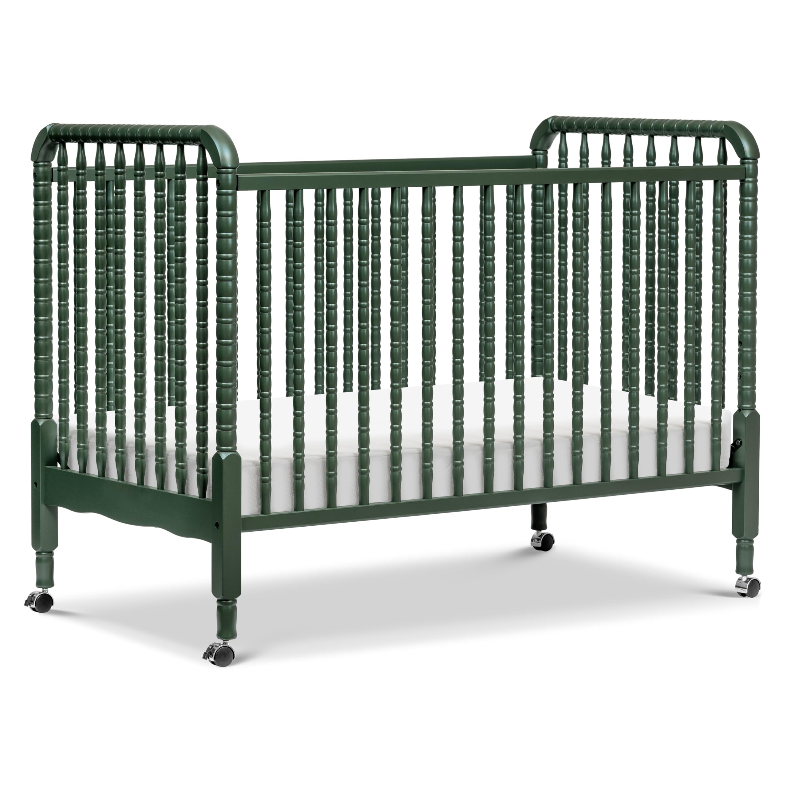 Photo 1 of *****factory sealed***** DaVinci Jenny Lind 3-in-1 Convertible Baby Crib - GREENGUARD Gold Certified Portable Convertible Baby Crib to Toddler Bed, Daybed - Durable & Easy to Assemble - 4 Adjustable Mattress Heights - Green