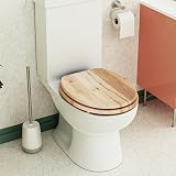 Croydex Corella Flexi-Fix Soft Close Wooden Toilet Seat Grey Oak view 7