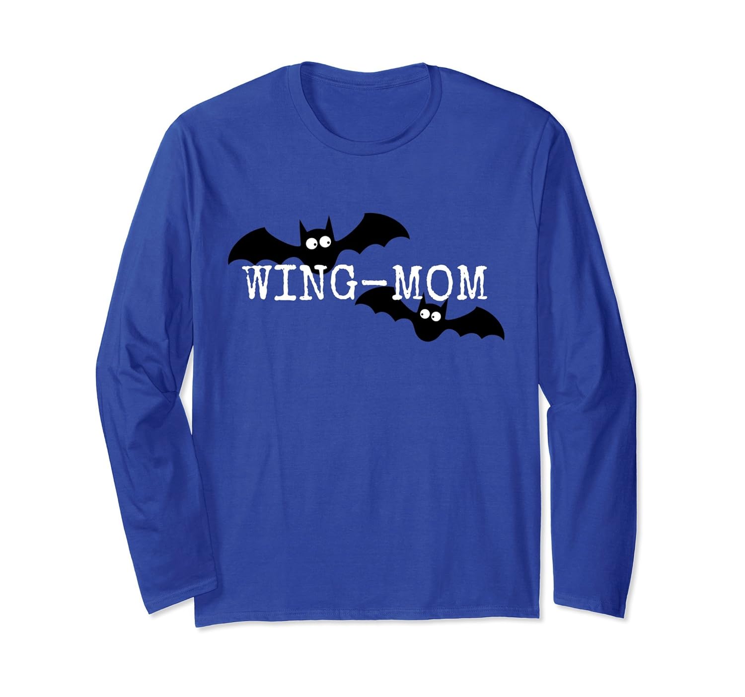 Funny Halloween Mom Long Sleeve Shirt Bats Wing Mom Shirt-ANZ