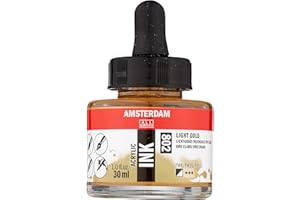 Amsterdam Acrylic Ink Bottle 30 ml Light Gold 802 (17208020)