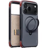 TORRAS Ostand Q3 Air Pro for iPhone 17 Pro Max Case, 360 Magnetic Stand, Fit for MagSafe, Dual Airbag Protection, Anti-Slip Shockproof Phone Case for iPhone 17 Pro Max, Black