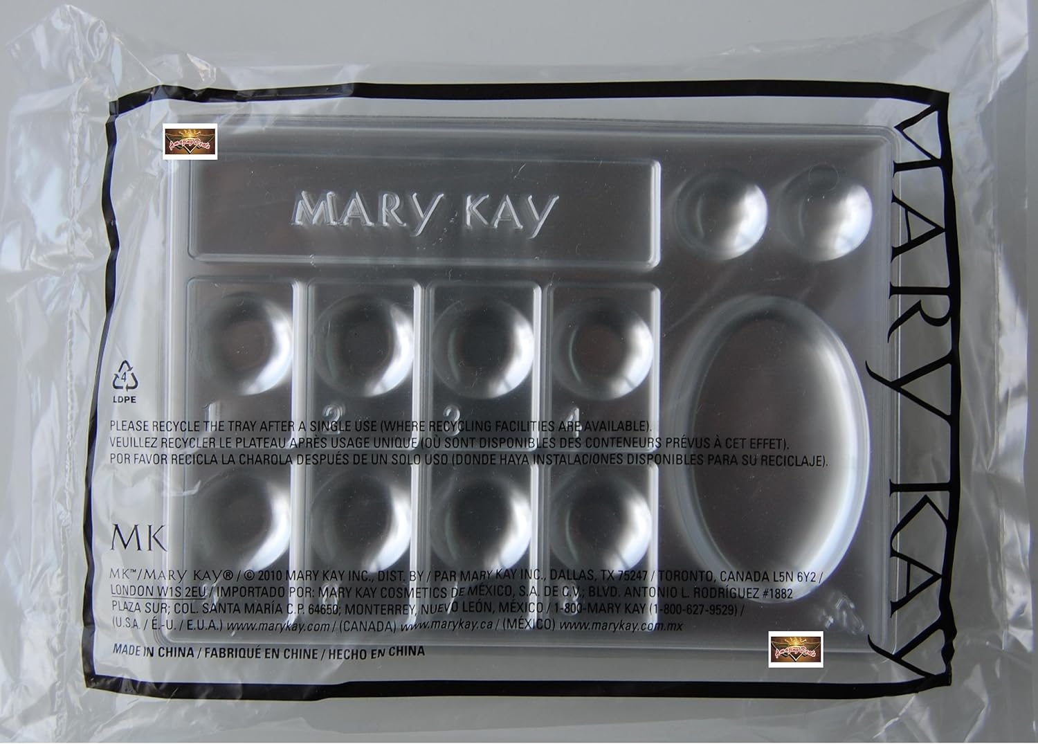 Mary Kay Disposable Consultant Clear Plastic Trays - 30 Count