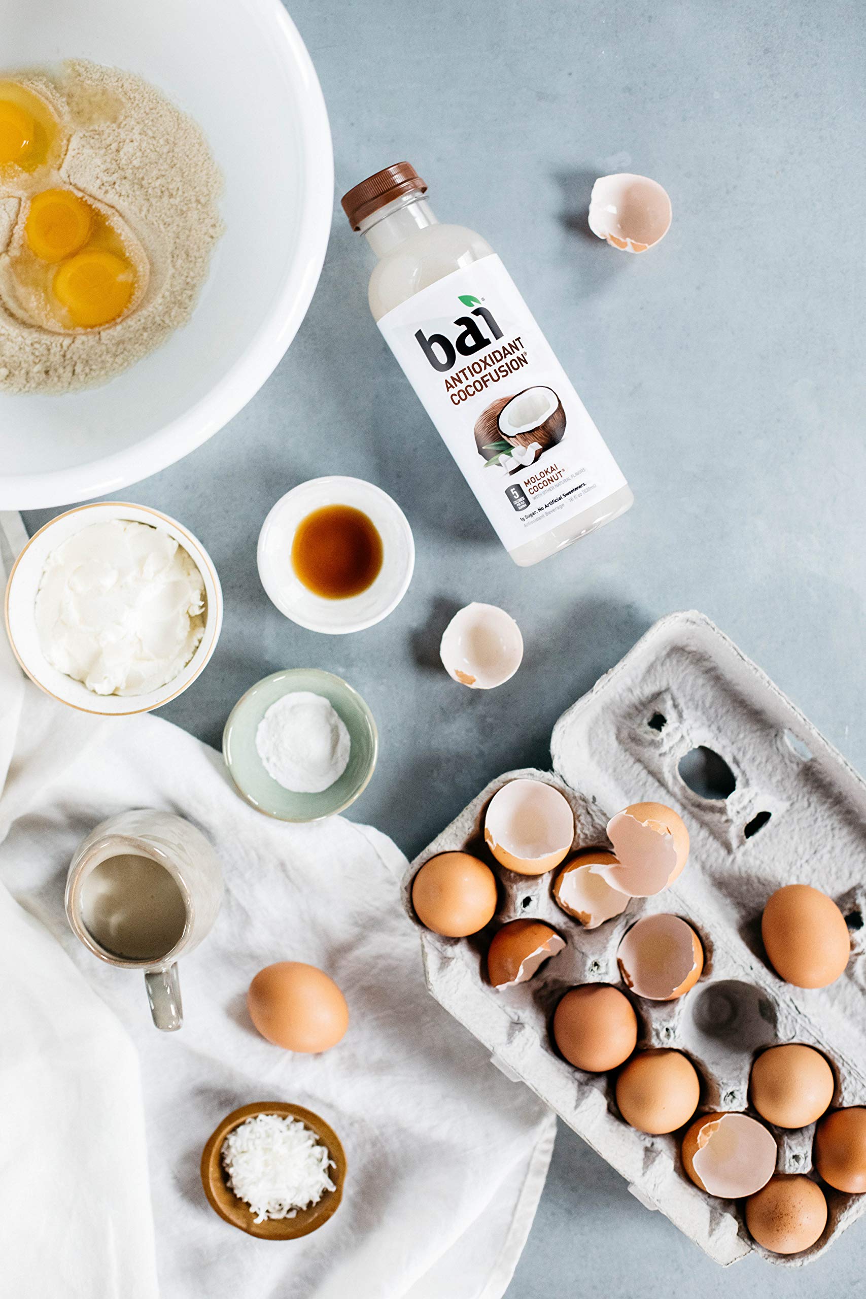 Bai Coconut Flavored Water, Molokai Coconut, Antioxidant Infused Drinks