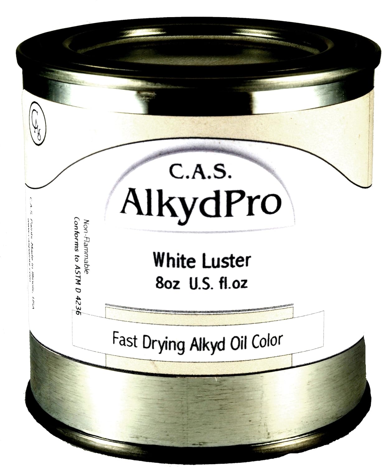 C.A.S. Paints AlkydPro FastDrying Oil Color Paint Can, 8