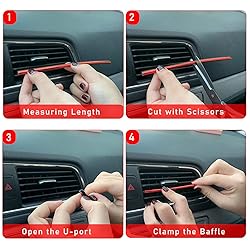 Kewucn 20 PCS Car Air Conditioner Vent Decorative