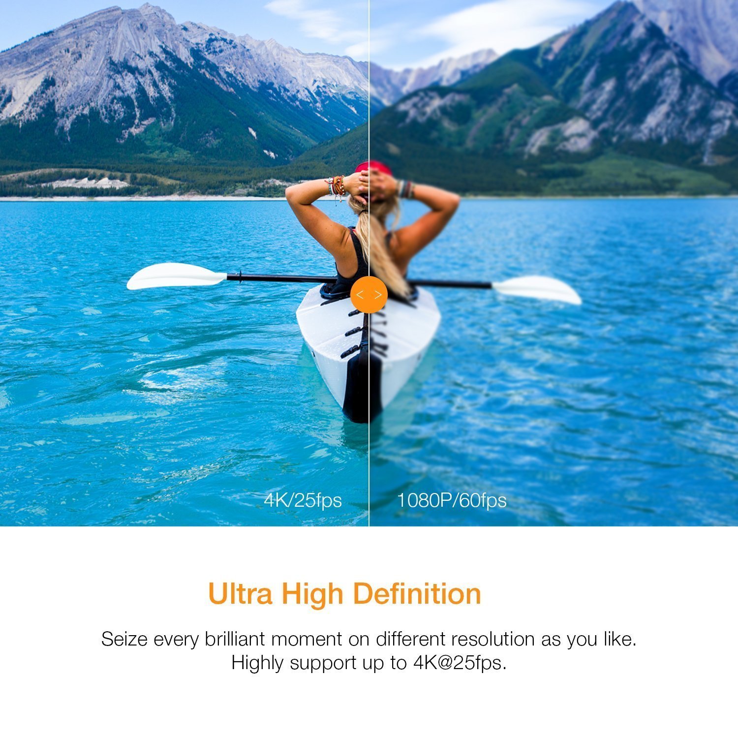 APEMAN Action Cam 4K WIFI Camera 16MP Ultra Full HD Unterwasser Kamera Helmkamera Wasserdicht mit 2.4G Fernbedienung 2 verbesserten Akkus und Montage Zubehör Kit