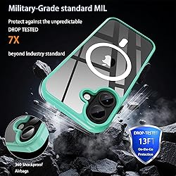 EUMADOVE Classic Hybrid Magnetic iPhone 17 Case