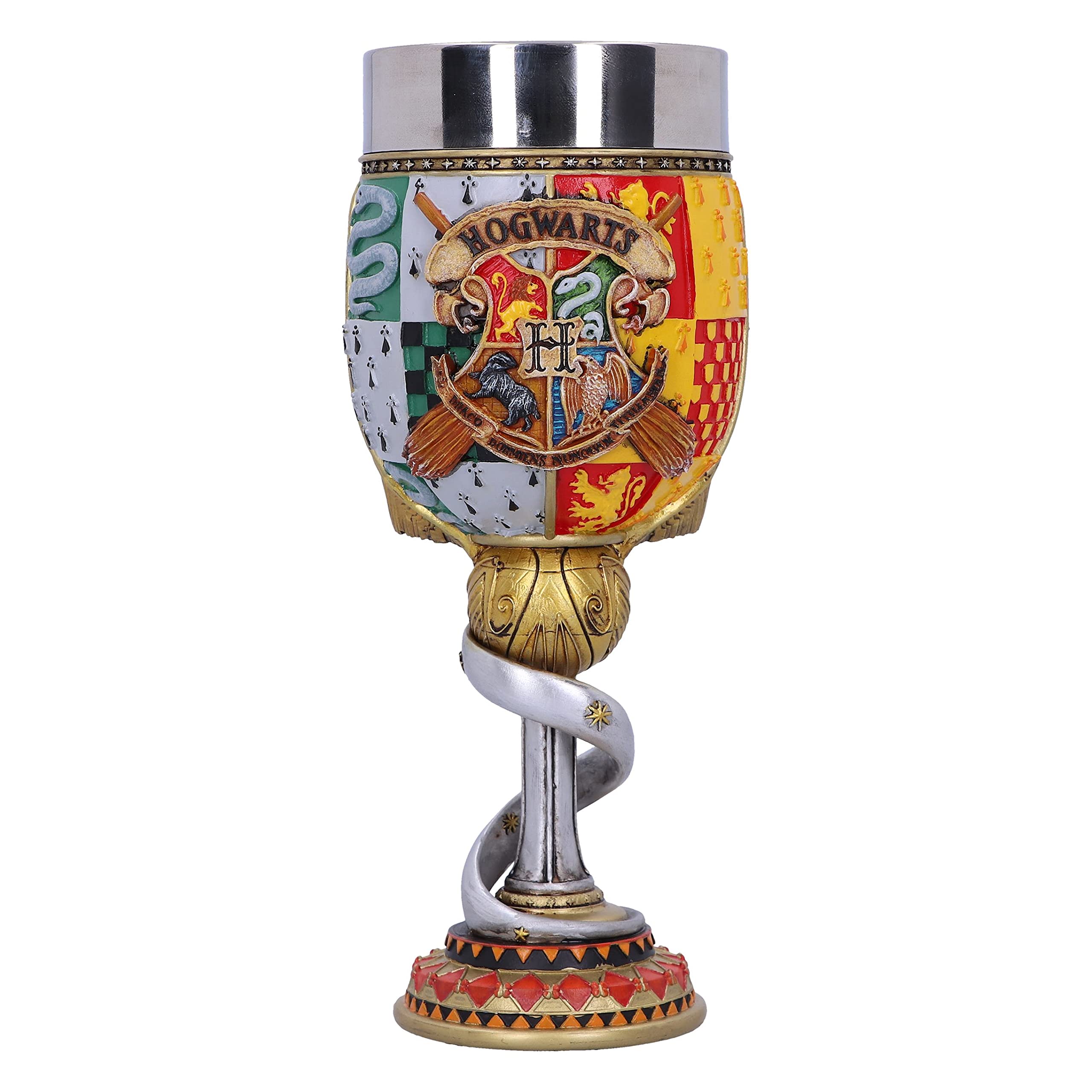 Nemesis Now Harry Potter Golden Snitch Quidditch Collectible Goblet, Resin, Yellow, 19.5cm