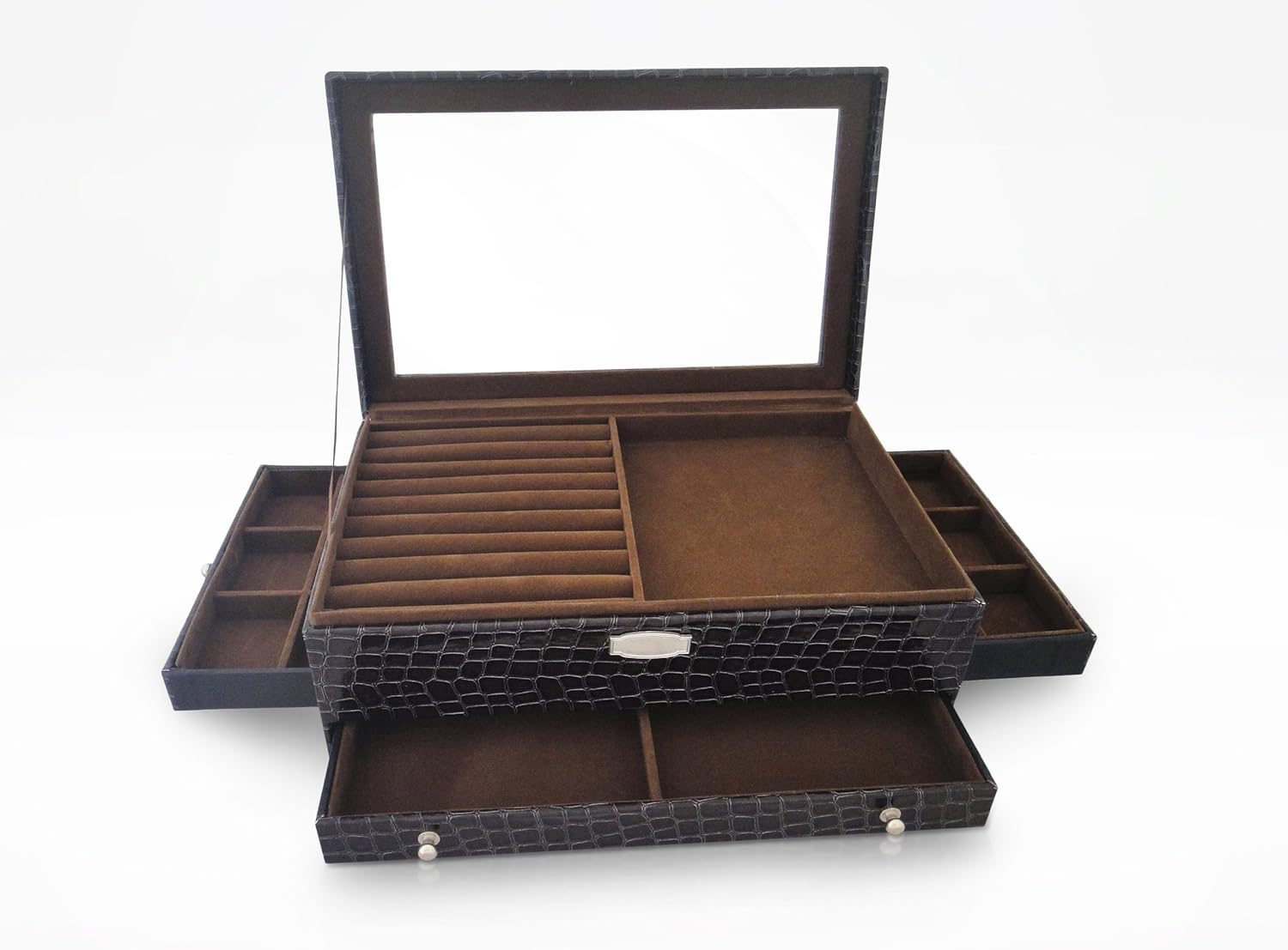 The Total Jewel Box (Chocolate) Antitarnish Fabric