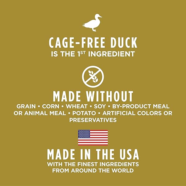 INSTINCT ULTIMATE PROTEIN, NATURAL DRY CAT FOOD, GRAIN FREE RECIPE – CAGE FREE DUCK, 4 LB. BAG