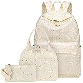 BTOOP School Backpacks for Teen Girls Bookbags Lightweight Kids Backpack School Bags Set with Lunch Box Pencil Case