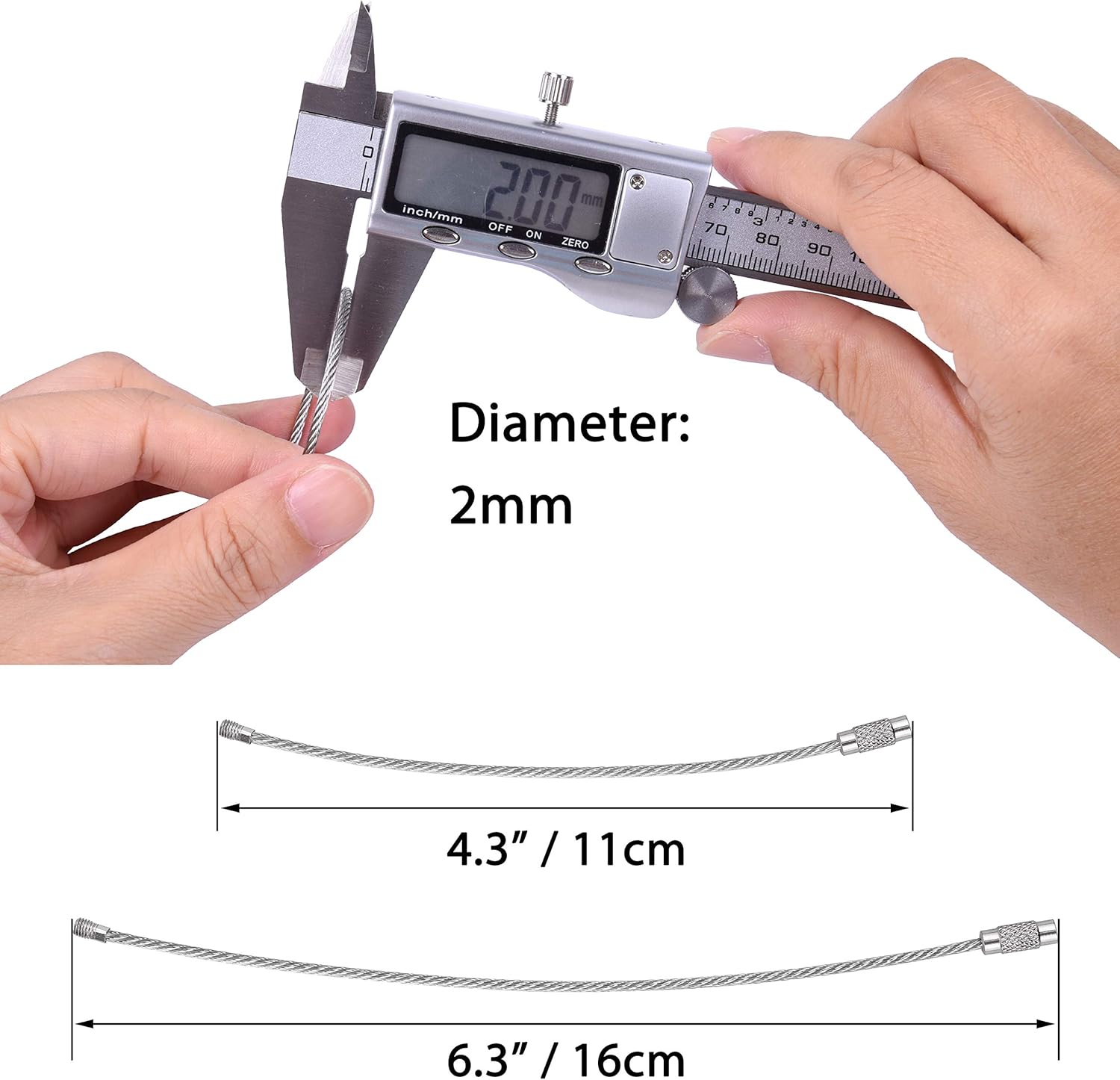 wisdompro Wire Keychain Cable - Image 4