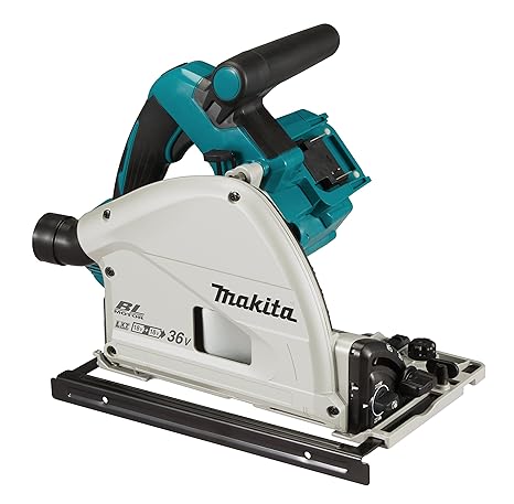 Makita DSP601ZJU Tauchsäge (56 mm, mit Bluetooth, ohne Akku, ohne Ladegerät, im MAKPAC, 1200 Watt, 18 V)