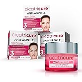 Cicatricure Anti-Wrinkle Night Face Cream: Intensive Overnight Aging Care, Moisturizes & Reduces Fine Lines, Advanced Anti-Aging Formula, 3-Pack, 1.7 oz Each