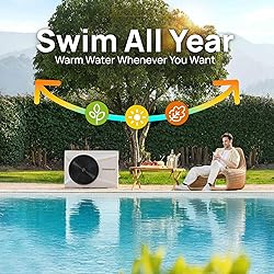 Aquastrong Inverter Swimming Pool Heat Pump, 75,000