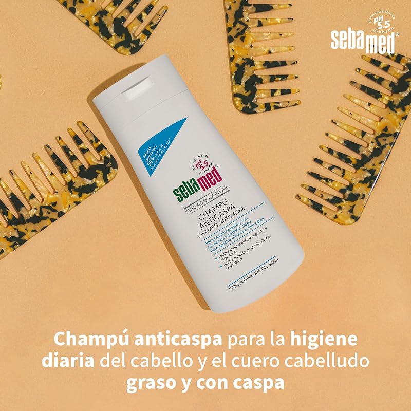 Champú Anticaspa, Elimina la Caspa y Alivia el Picor, 400 ml