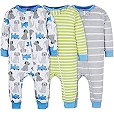 Onesies Brand baby-boys 3-pack Snug Fit One-piece Cotton Pajamas