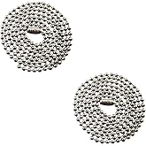 2-30" Inch Stainless Steel Ball Chain Necklaces - 2.4mm - Military Dog Tag Necklaces