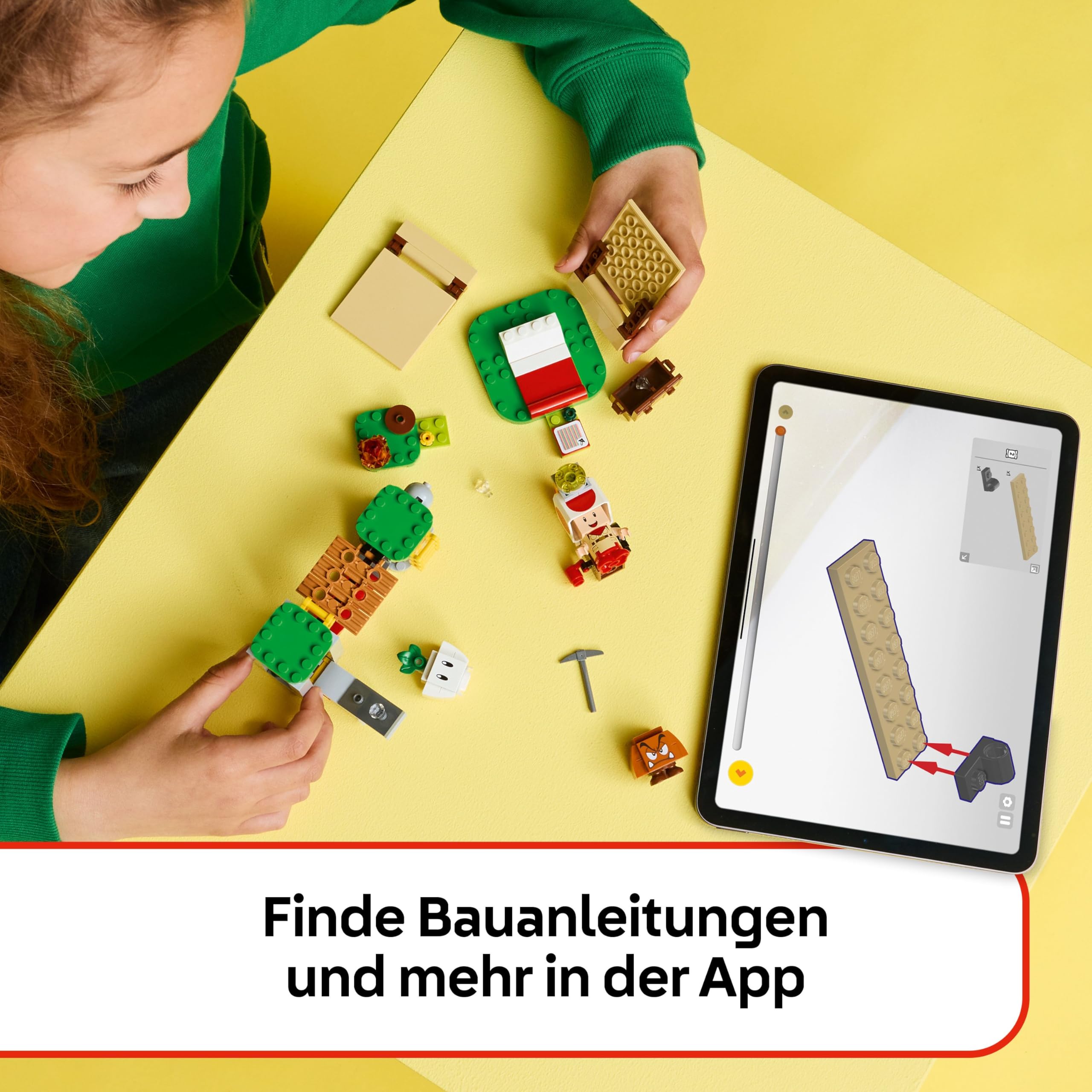 LEGO Super Mario Captain Toad-Camp- Interaktives Spielzeug mit 3 Figuren - Gumba, Zelt & einstürzender Brücke - Kinder Mitbringsel - Spielset - Gamer Geschenk für Jungen & Mädchen ab 6 Jahren - 72040 7