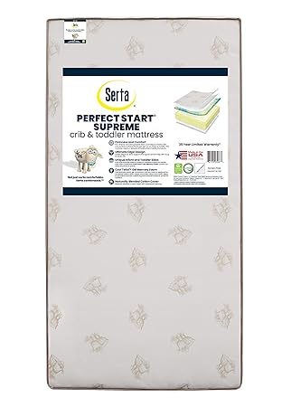 serta perfect slumber firm crib & toddler mattress