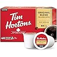 Tim Hortons Original Blend, Medium Roast Coffee, Single-Serve K-Cup Pods Compatible with Keurig Brewers, 48ct K-Cups