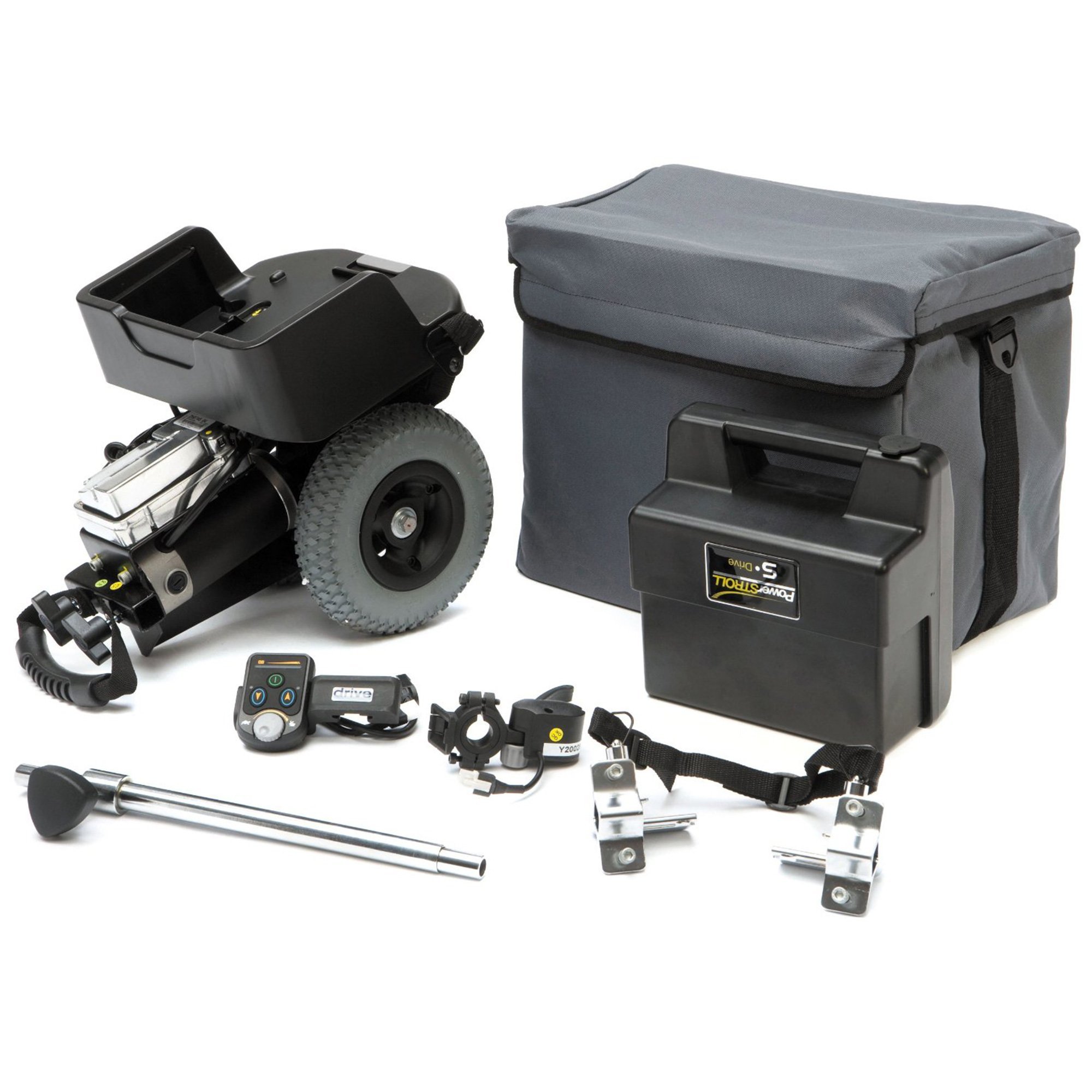 Drive Devilbiss Heavy Duty S-Drive Devilbiss Dual Wheel PowerStroll / Wheelchair Power Pack with Reverse