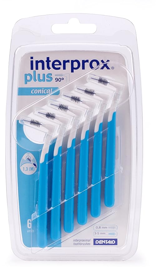 Interprox plus Cepillos interdentales azul cónico 3 x 6 piezas