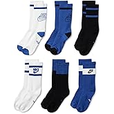 Nike unisex-child Everyday Cushioned Crew Socks (6 Pairs)