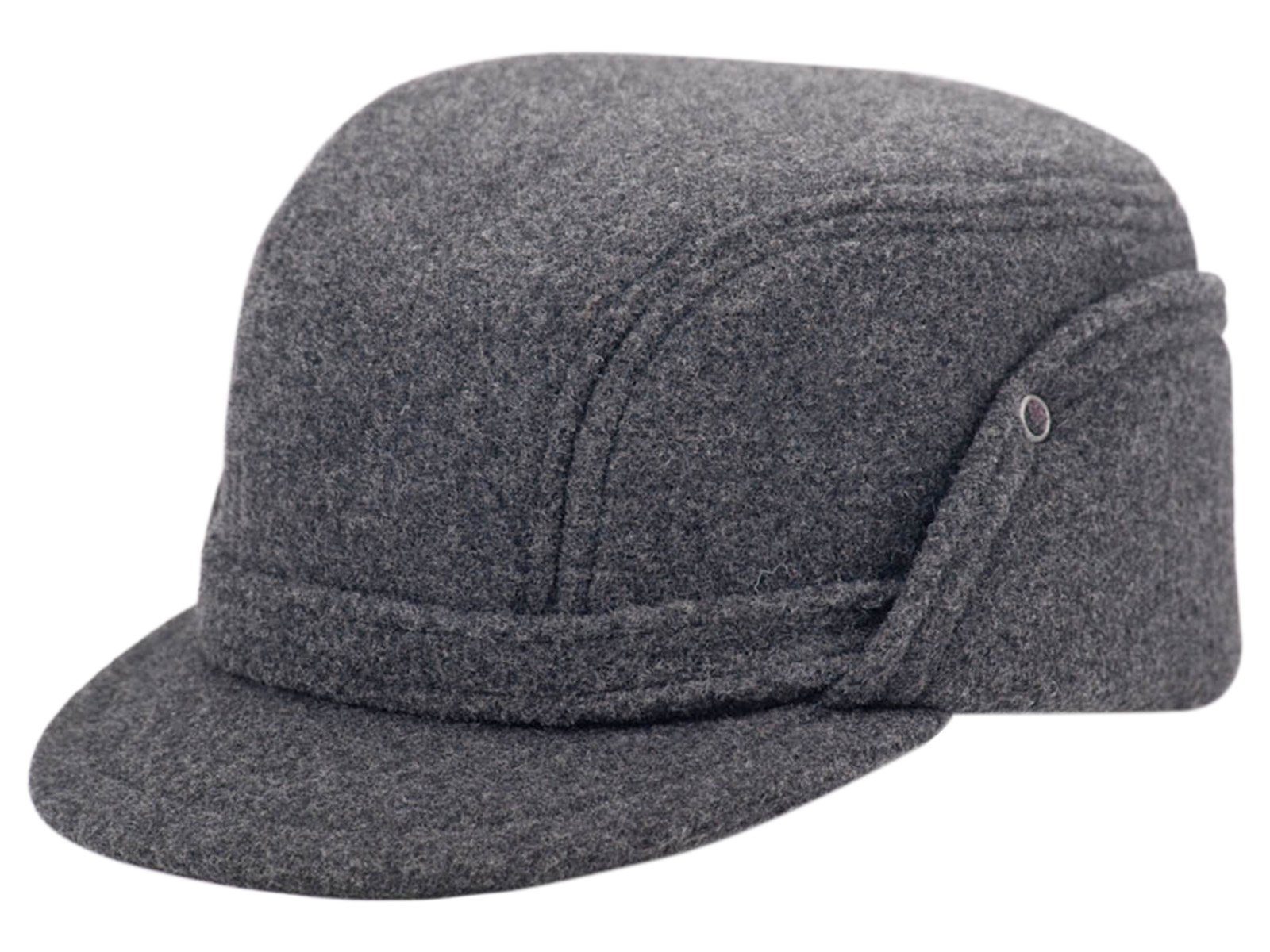 wool fleece winter working cap with ear flap