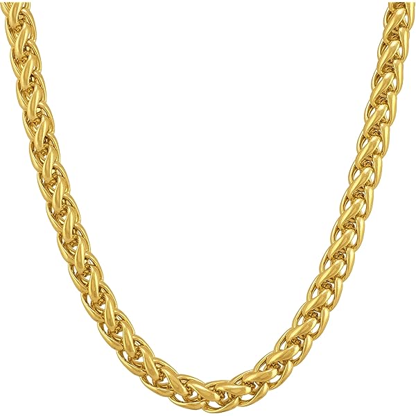 LIFETIME JEWELRY Gold Chain [ 5mm Mariner Link Necklace ] Gold