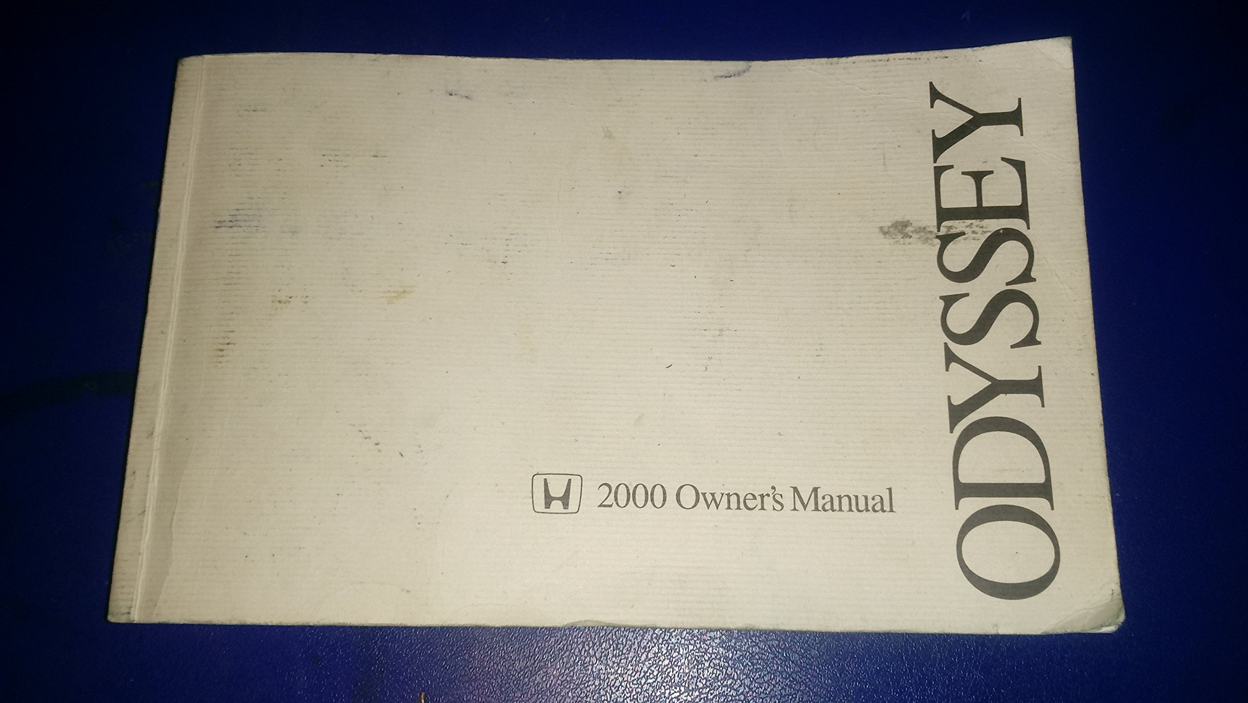 2000 Honda Odyssey Owners Manual Paperback – 2000