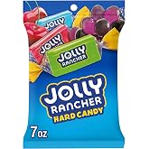 Jolly Rancher, Original Fruit Flavored Hard Candy Bag, 7 Ounce | Jolly Rancher Hard Candy in Cherry, Grape, Watermelon, Blue Raspberry and Green Apple Flavors, Individually Wrapped
