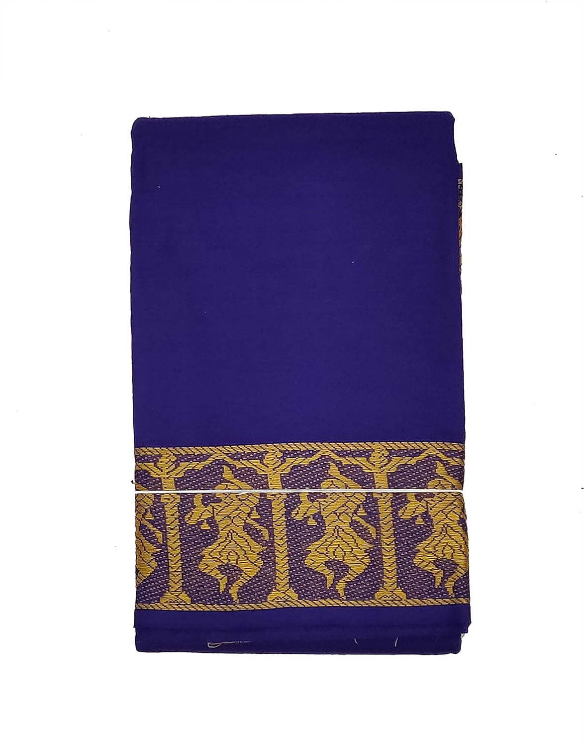 Plain Weave Pure Cotton Saree 