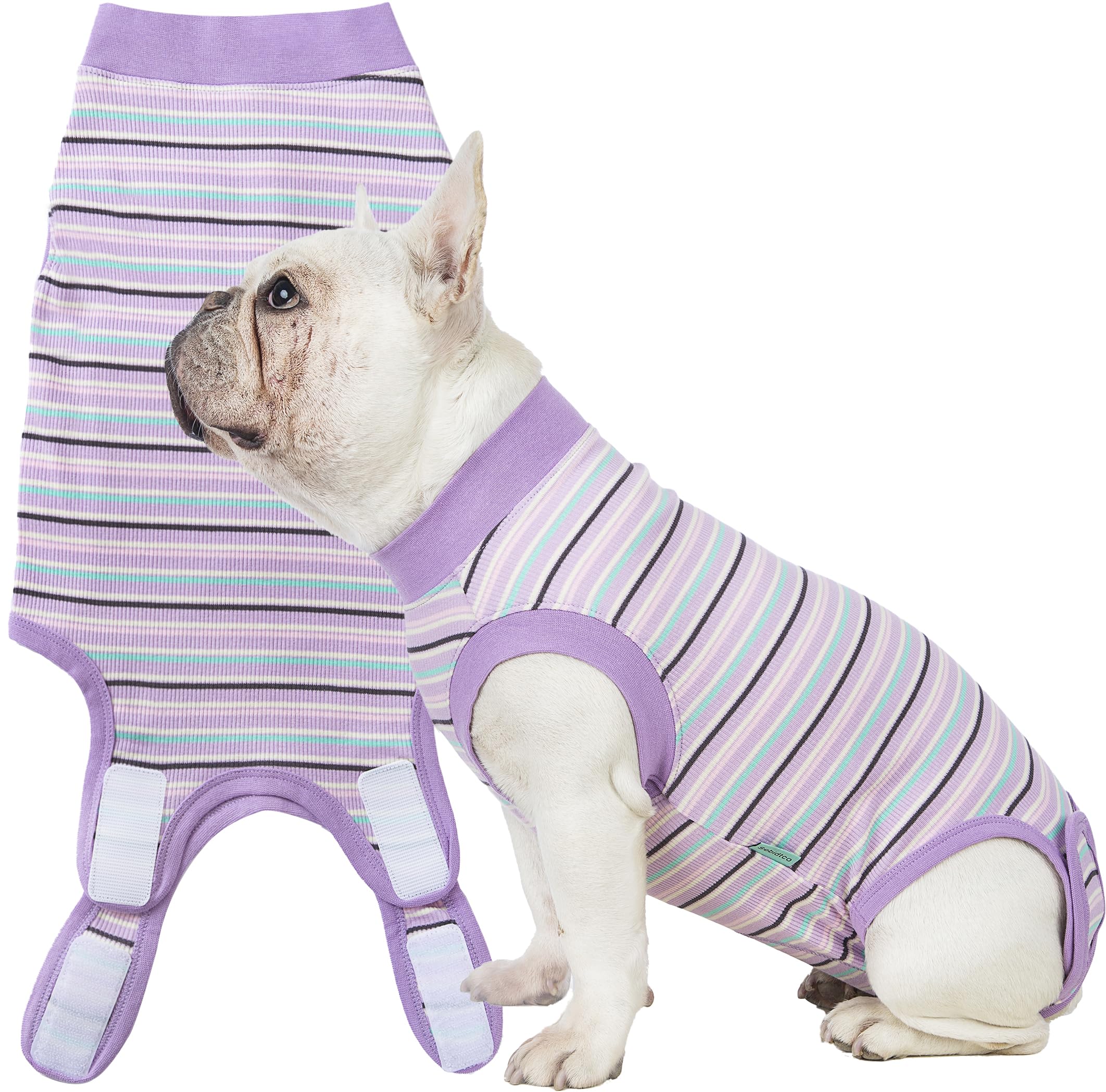 Photo 1 of Sebdtico Recovery Suit for Dogs,Dog Surgery Suit Female Spay,Soft Dog Onesie for Surgery Female,Dog Cone Alternative Surgical Recovery Suit Female,Abdominal Wounds Licking Anti Suit for Dogs