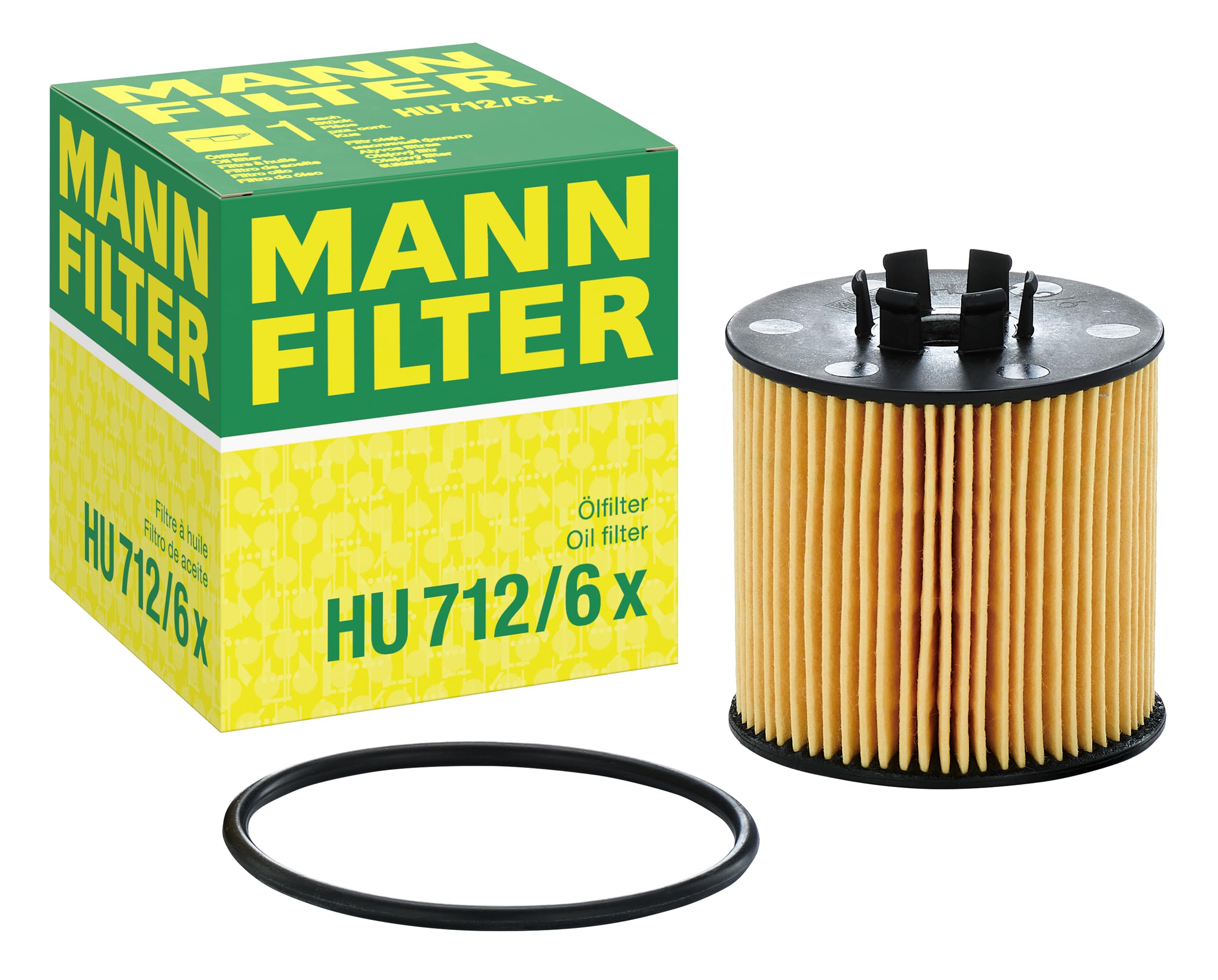 MANN-FILTER HU 712/6 x Oil Filter - CARS + TRANSPORTERS