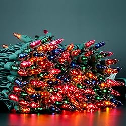 YULETIME Multicolor Christmas Lights, 66 Feet 200