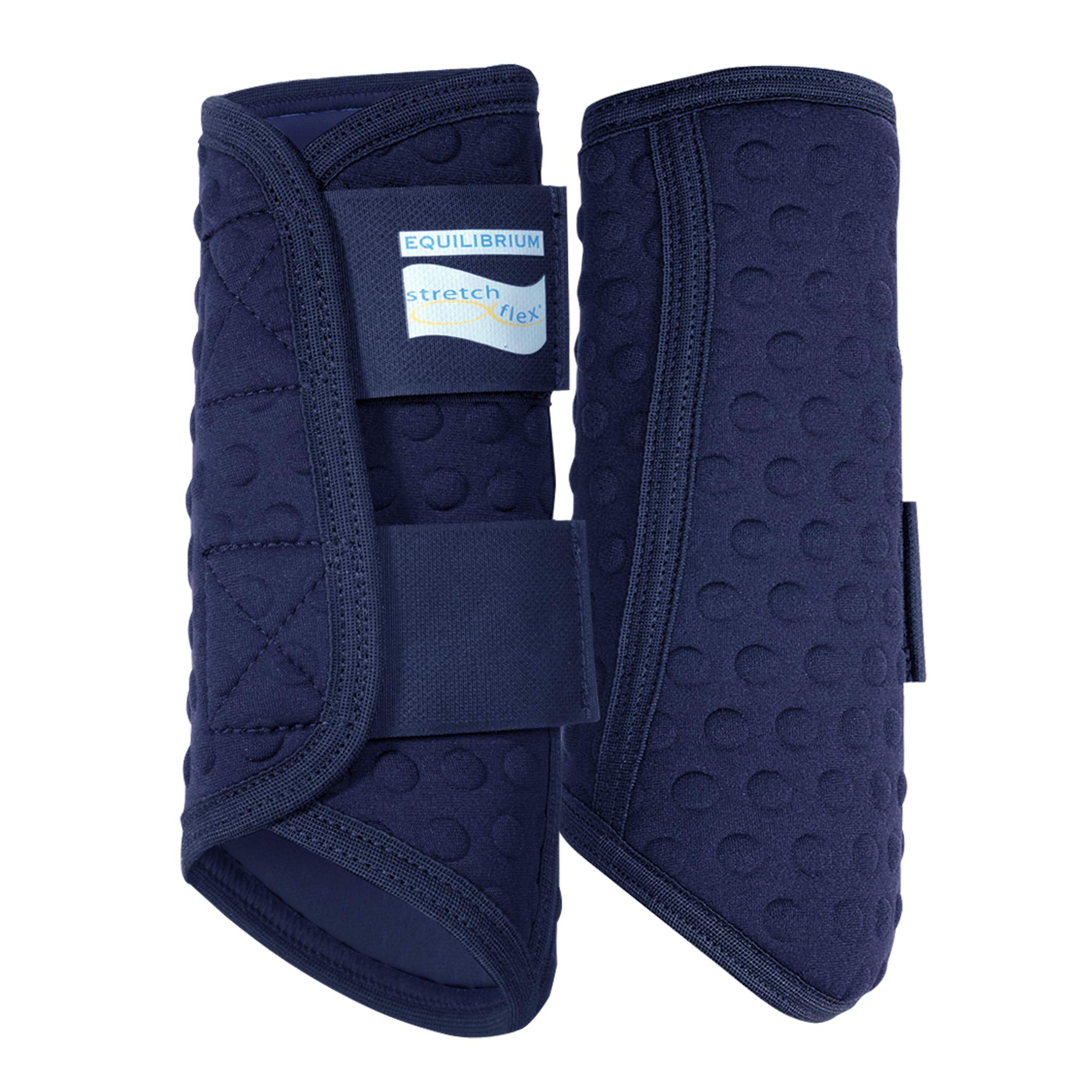 equilibrium Stretch And Flex Flatwork Exercise Wrap Large Navy