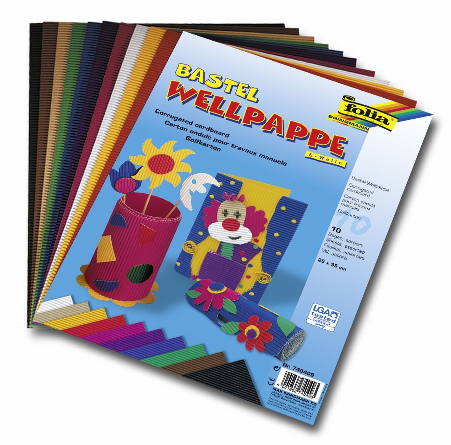 Folia Corrugated Board E-Flute 50 X 70 cm