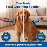 Fur Magic Deshedding Tool & Dematting Comb Large Size for Pets view 2