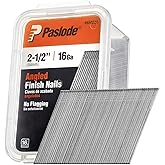 Paslode, Finishing Nail, 650232, 20 Degree Angled Galvanized, 16 Gauge, 2,000 per Box, 2 1/2 inch