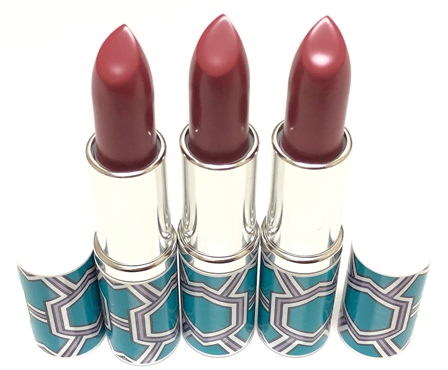 Lot 3 x Clinique Pop Lip Colour +Primer Rouge Intense + Base #14 Plum Pop unbox Travel Size 0.13 oz each total 0.39oz : Beauty