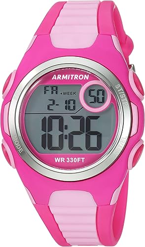 armitron pink watch