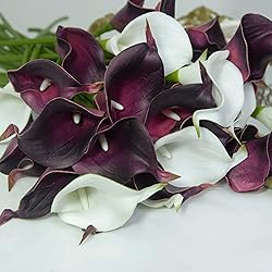 ZGPEPEXIA 15 Pcs Real Touch Calla Lily Artificial
