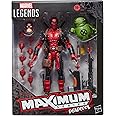 Marvel Legends Maximum Series Deadpool, Deluxe Deadpool Comics Collectible 6-Inch Action Figure with 24 Accessories Including