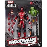 Marvel Legends Maximum Series Deadpool, Deluxe Deadpool Comics Collectible 6-Inch Action Figure with 24 Accessories Including X-Force&rsquo;s Doop